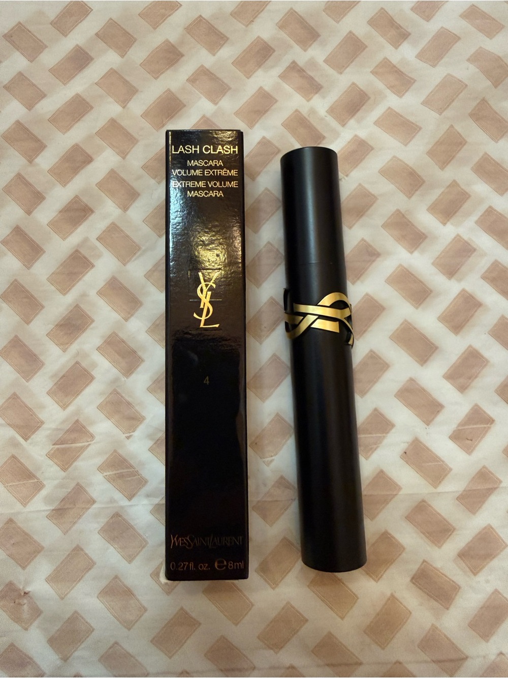 Yves Saint Laurent Lash Clash Mascara — Electric Blue Packaging with Black Tube